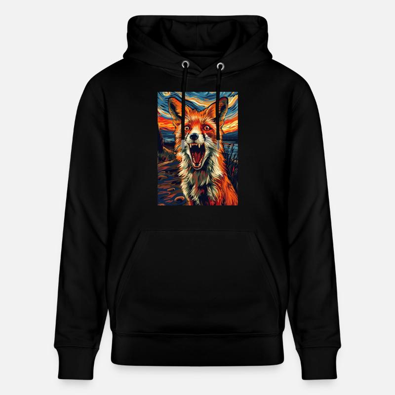 Fuchs - Stanley/Stella Unisex Bio-Hoodie CRUISER  - Schwarz