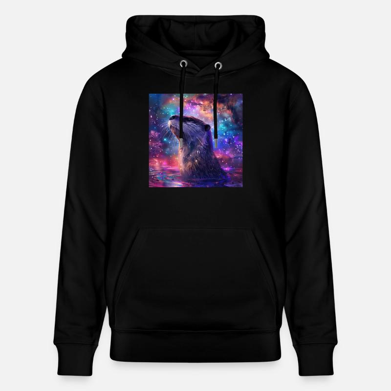 Otter - Stanley/Stella Unisex Bio-Hoodie CRUISER  - Schwarz