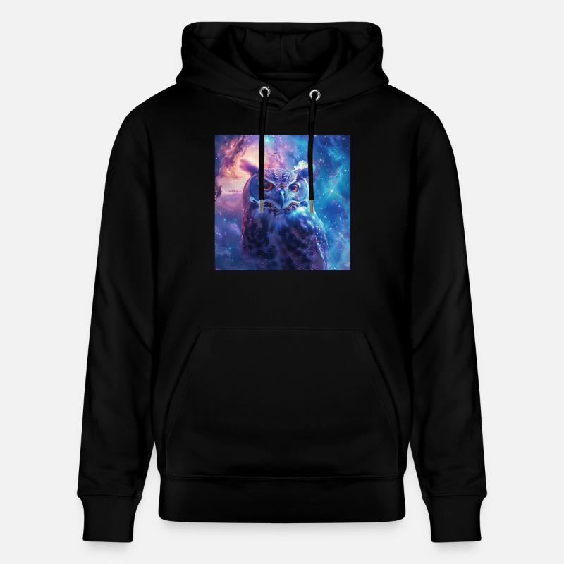 Eule - Stanley/Stella Unisex Bio-Hoodie CRUISER  - Schwarz