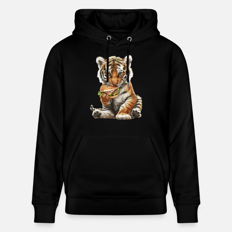 Tigre - Sweat à capuche bio CRUISER Stanley/Stella Unisexe - noir