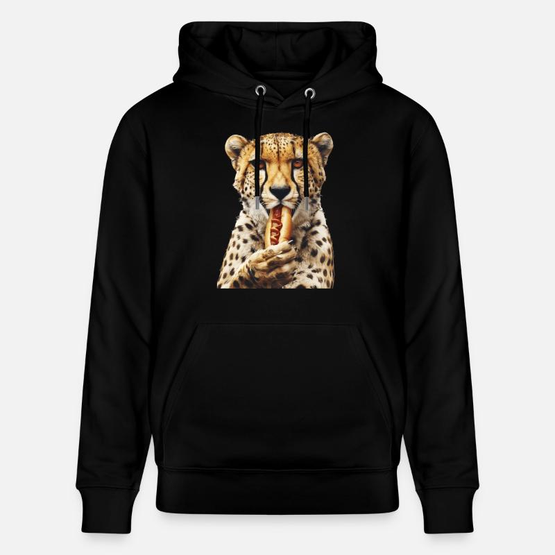 Guépard - Sweat à capuche bio CRUISER Stanley/Stella Unisexe - noir