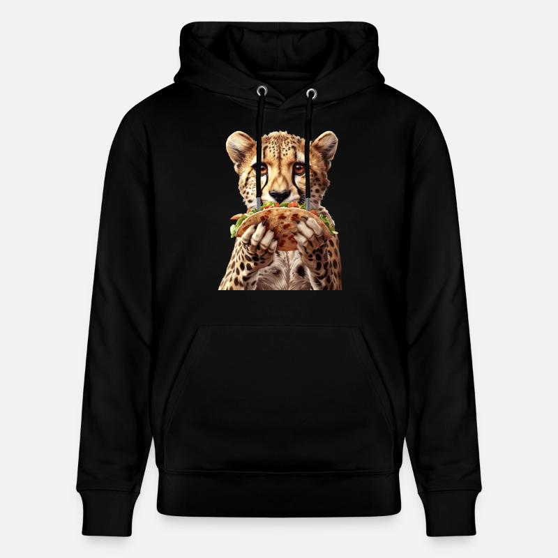 Guépard - Sweat à capuche bio CRUISER Stanley/Stella Unisexe - noir