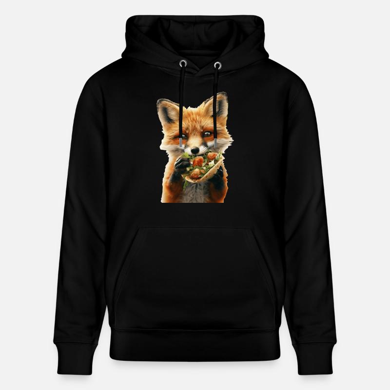 Fuchs - Stanley/Stella Unisex Bio-Hoodie CRUISER  - Schwarz