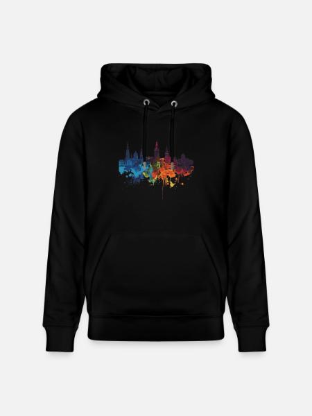 Leeuwarden - Stanley/Stella CRUISER Unisex Organic Hoodie - black