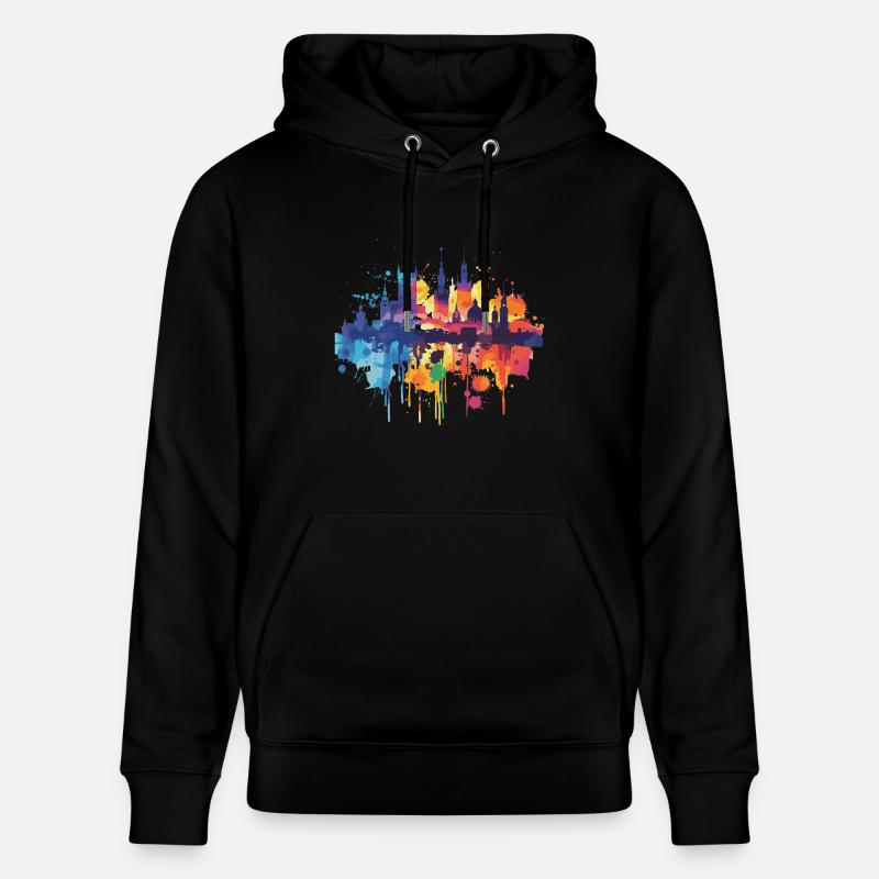 Plock - Sweat à capuche bio CRUISER Stanley/Stella Unisexe - noir