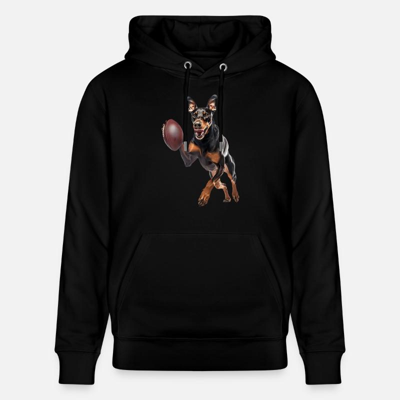 Doberman - Sweat à capuche bio CRUISER Stanley/Stella Unisexe - noir