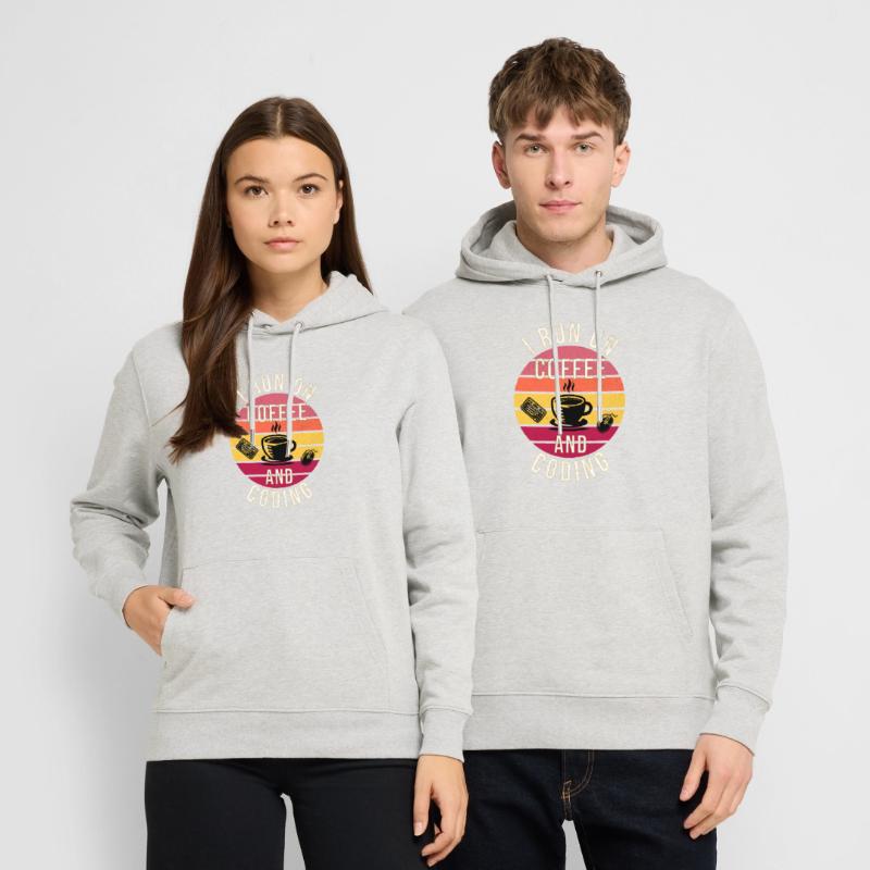 I Run on Coffee and Coding – Programmierer Stil Stanley/Stella Unisex Bio-Hoodie CRUISER 