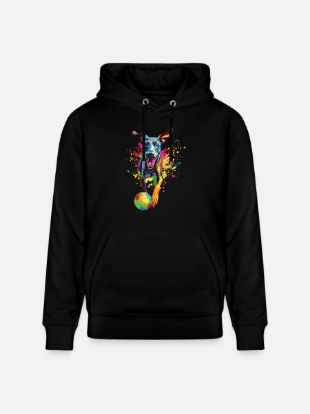 Windhund - Stanley/Stella Unisex Bio-Hoodie CRUISER - Schwarz