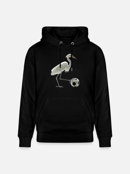 Reiher Vogel - Stanley/Stella Unisex Bio-Hoodie CRUISER - Schwarz