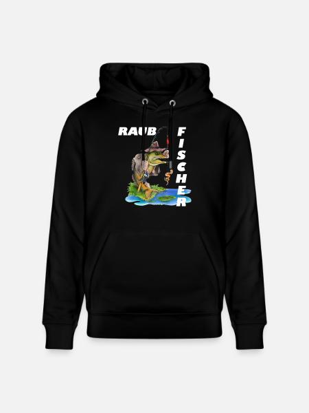Raubfischer - Stanley/Stella Unisex Bio-Hoodie CRUISER - Schwarz