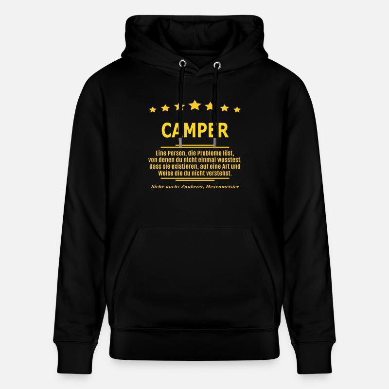 CAMPER - Stanley/Stella Unisex Bio-Hoodie CRUISER  - Schwarz