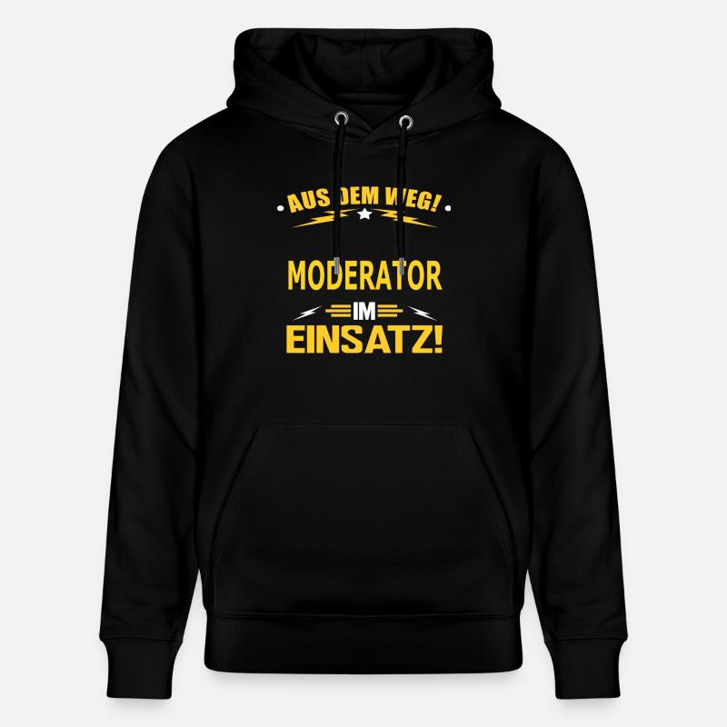 MODERATOR - Stanley/Stella Unisex Bio-Hoodie CRUISER  - Schwarz