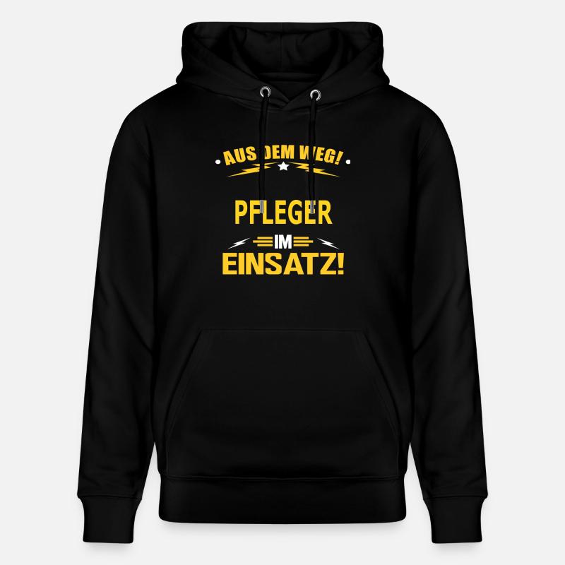 PFLEGER - Stanley/Stella Unisex Bio-Hoodie CRUISER - Schwarz