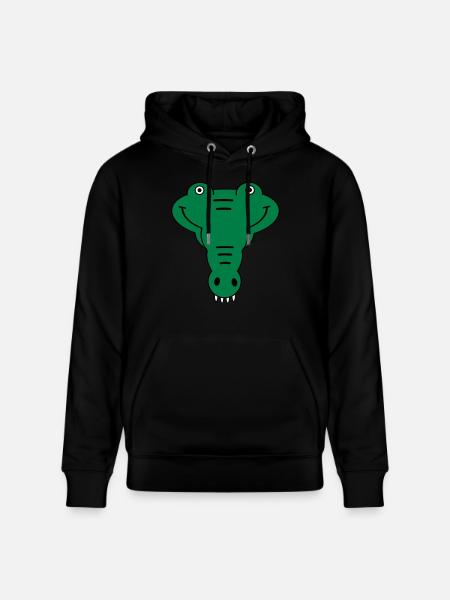 alligator - Stanley/Stella CRUISER Unisex Organic Hoodie - black
