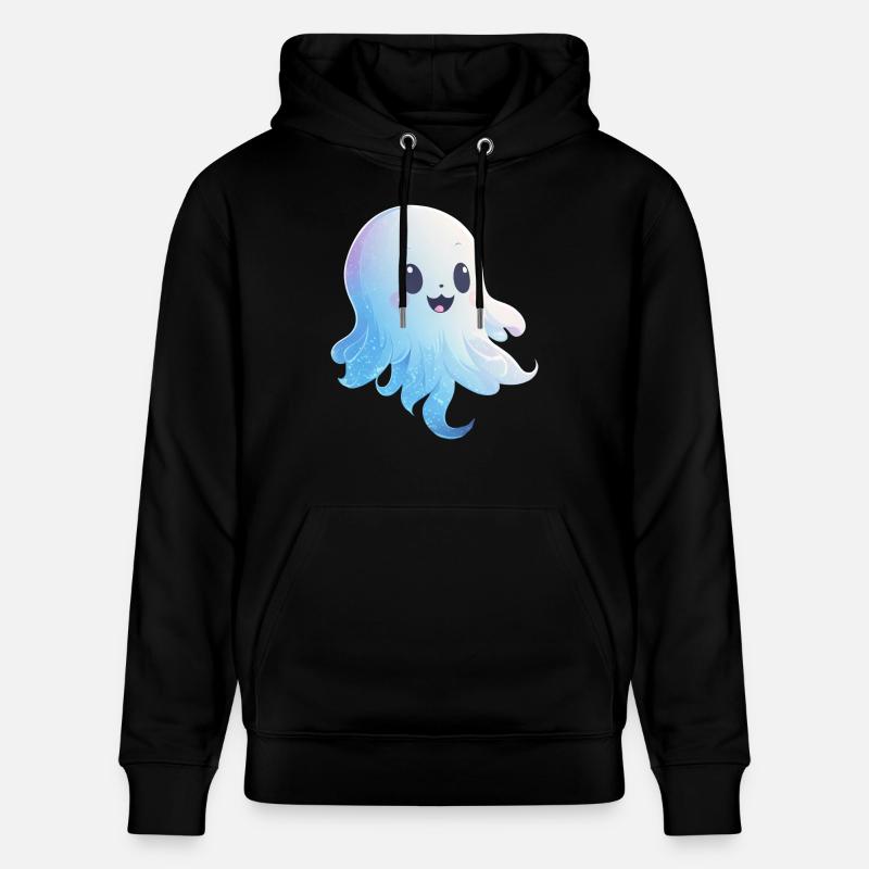 Spectre Kawaii Rieur : Doux - Sweat à capuche bio CRUISER Stanley/Stella Unisexe - noir