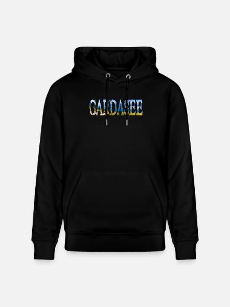 Lake Garda Italy - Stanley/Stella CRUISER Unisex Organic Hoodie - black