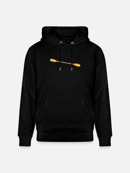 kayaking - Stanley/Stella CRUISER Unisex Organic Hoodie - black