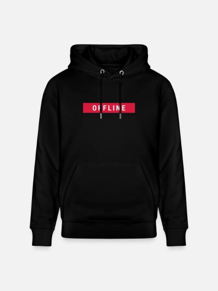 OFFLINE - Stanley/Stella Unisex Bio-Hoodie CRUISER - Schwarz
