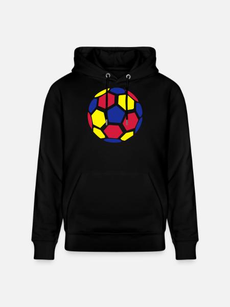 Colombia ball - Stanley/Stella CRUISER Unisex Organic Hoodie - black
