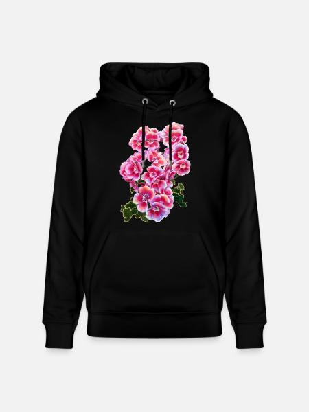 fleur - Sweat à capuche bio CRUISER Stanley/Stella Unisexe - noir
