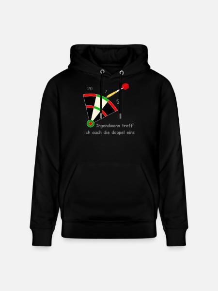 darts sport - Stanley/Stella Unisex Bio-Hoodie CRUISER - Schwarz