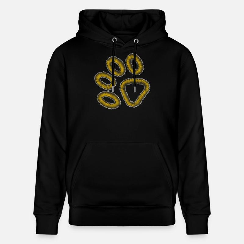 goldene Tiger Pfote - Stanley/Stella Unisex Bio-Hoodie CRUISER  - Schwarz