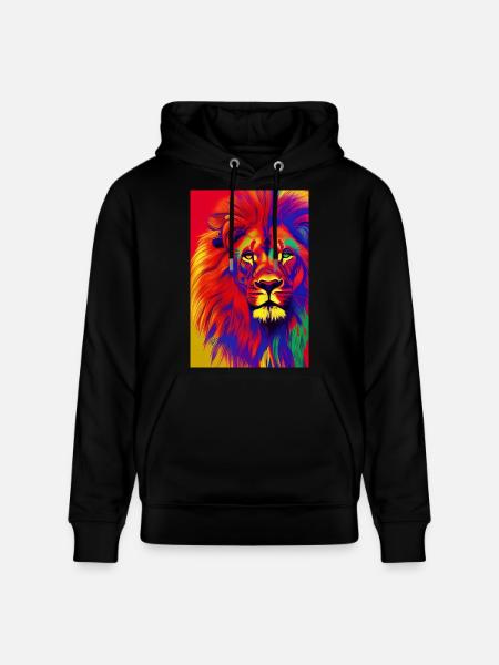 Lion King - Stanley/Stella CRUISER Unisex Organic Hoodie - black
