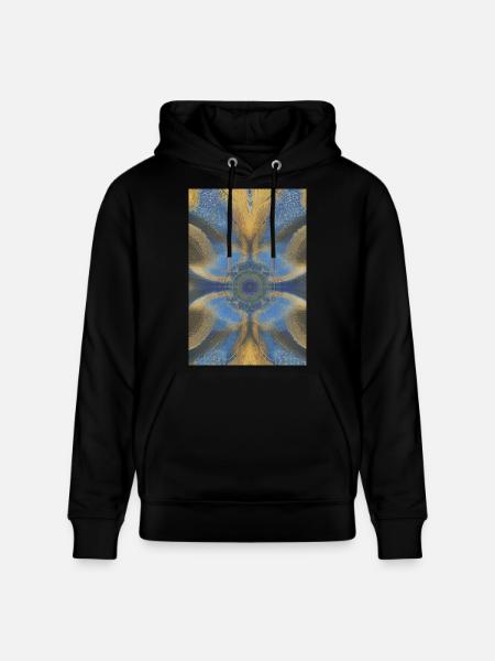 Shapes and patterns - Stanley/Stella CRUISER Unisex Organic Hoodie - black