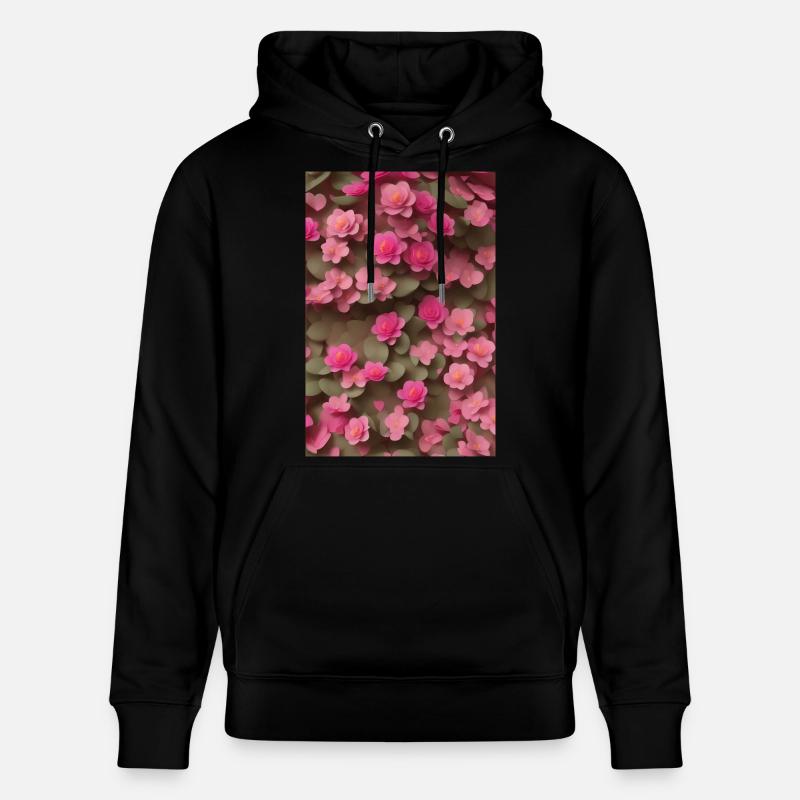 Blumen Kunst - Stanley/Stella Unisex Bio-Hoodie CRUISER  - Schwarz