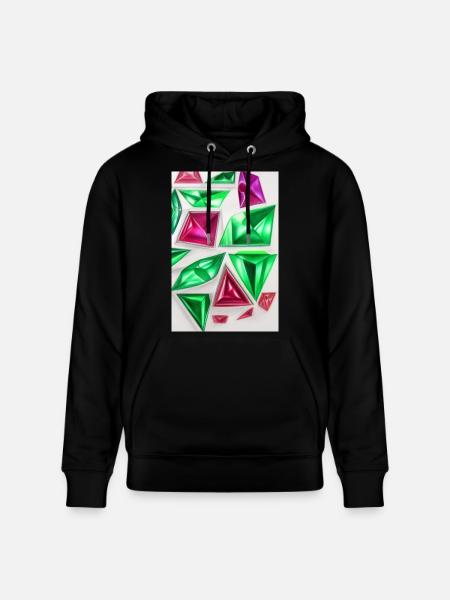Gemstones - Stanley/Stella CRUISER Unisex Organic Hoodie - black