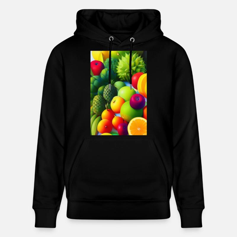 Fruit - Sweat à capuche bio CRUISER Stanley/Stella Unisexe - noir