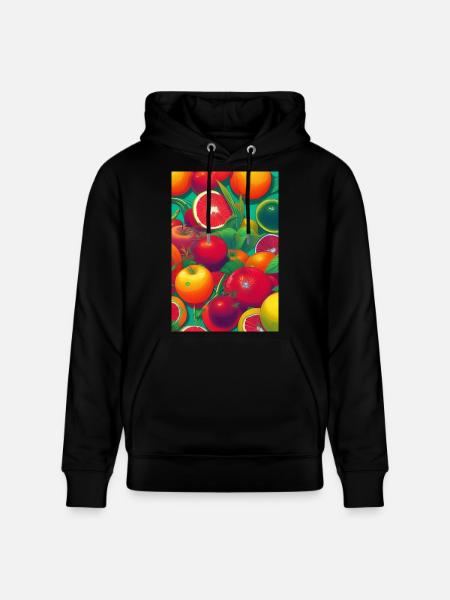 Fruit - Sweat à capuche bio CRUISER Stanley/Stella Unisexe - noir