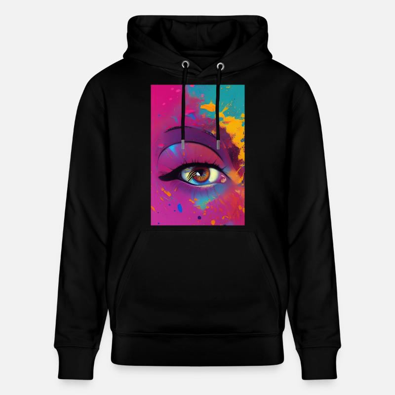Abstrakte Kunst - Stanley/Stella Unisex Bio-Hoodie CRUISER  - Schwarz
