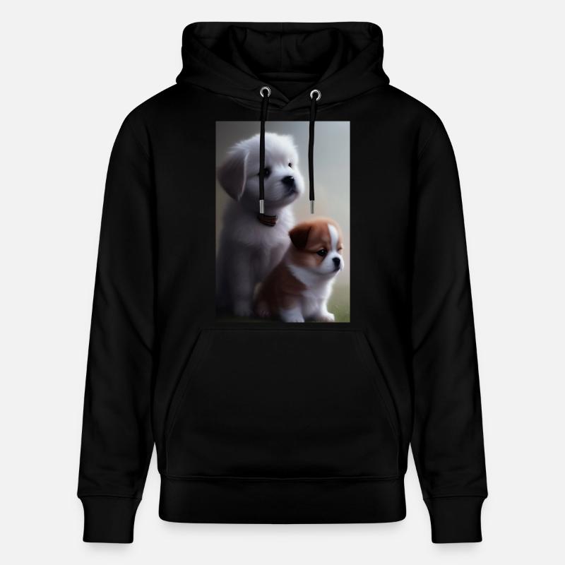 Bébé chien - Sweat à capuche bio CRUISER Stanley/Stella Unisexe - noir