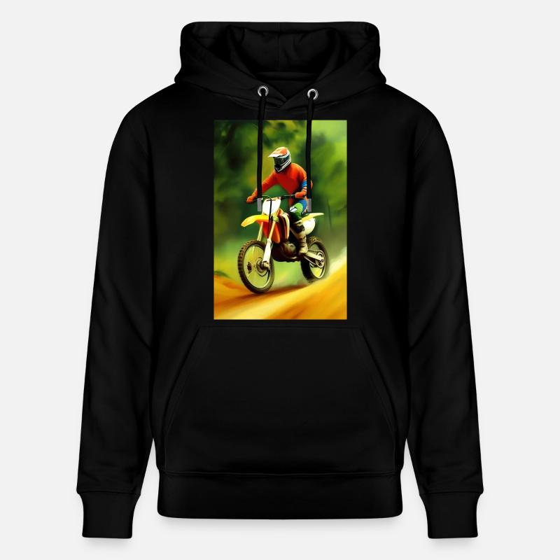 Équitation en motocross - Sweat à capuche bio CRUISER Stanley/Stella Unisexe - noir