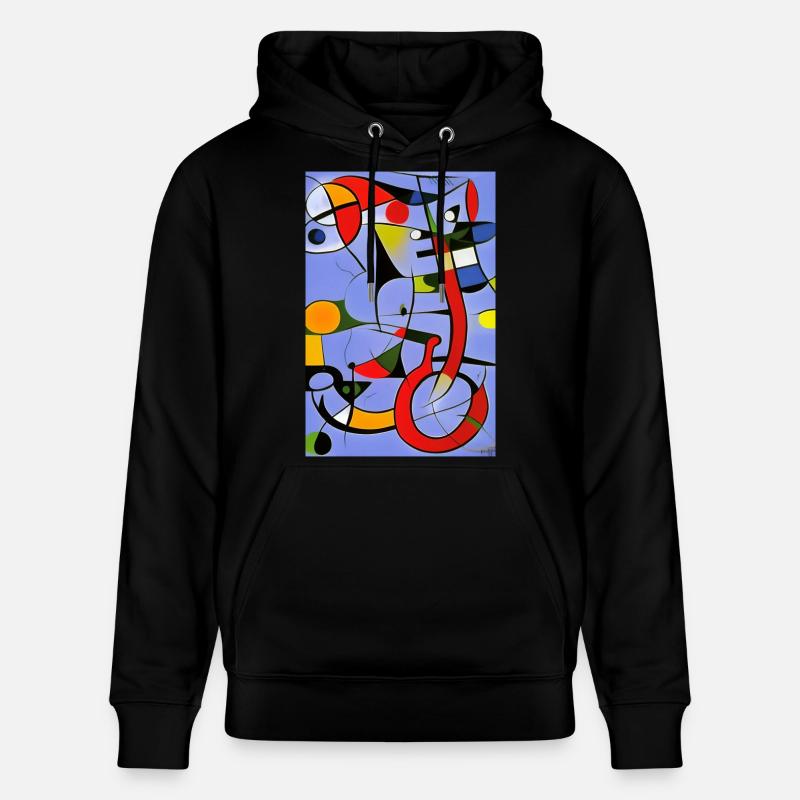 Abstrakte Kunst - Stanley/Stella Unisex Bio-Hoodie CRUISER  - Schwarz