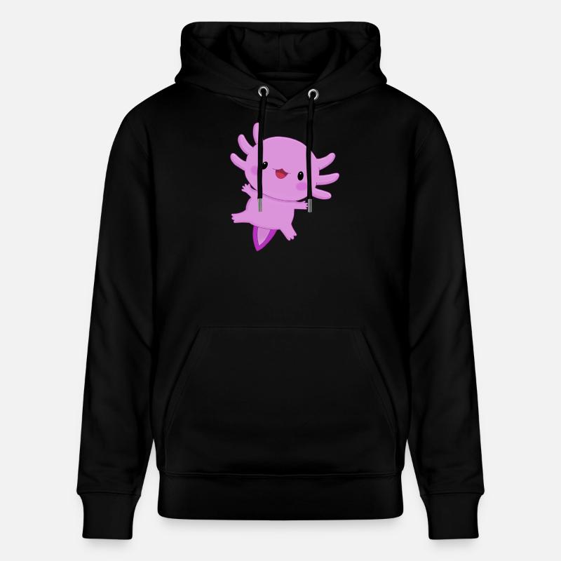 Axolotl - Sweat à capuche bio CRUISER Stanley/Stella Unisexe - noir
