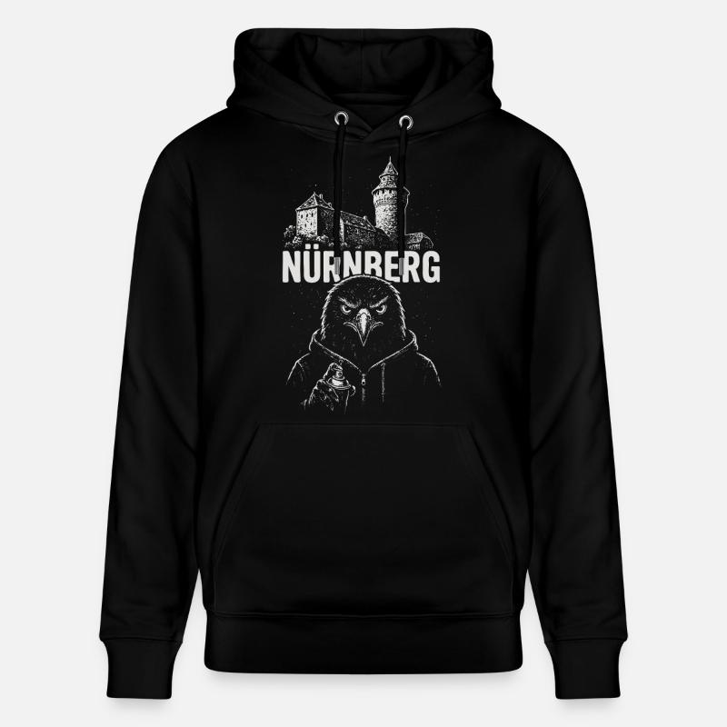 Rue Adler de Nuremberg - Sweat à capuche bio CRUISER Stanley/Stella Unisexe - noir