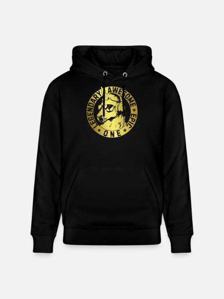 LEGENDÄRES, GROSSARTIGES, EPISCHES - Stanley/Stella Unisex Bio-Hoodie CRUISER - Schwarz