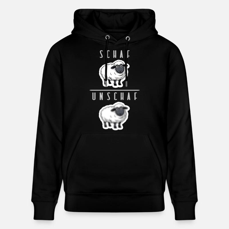 humour moutons-démembrements - Sweat à capuche bio CRUISER Stanley/Stella Unisexe - noir