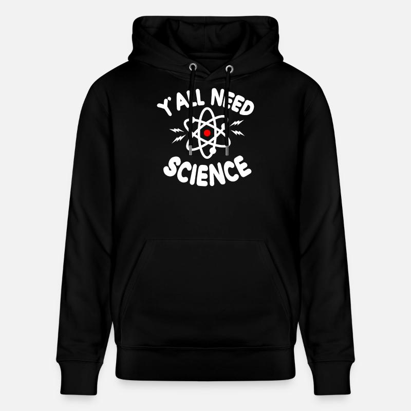 Science pour tous Tee Atom - Sweat à capuche bio CRUISER Stanley/Stella Unisexe - noir