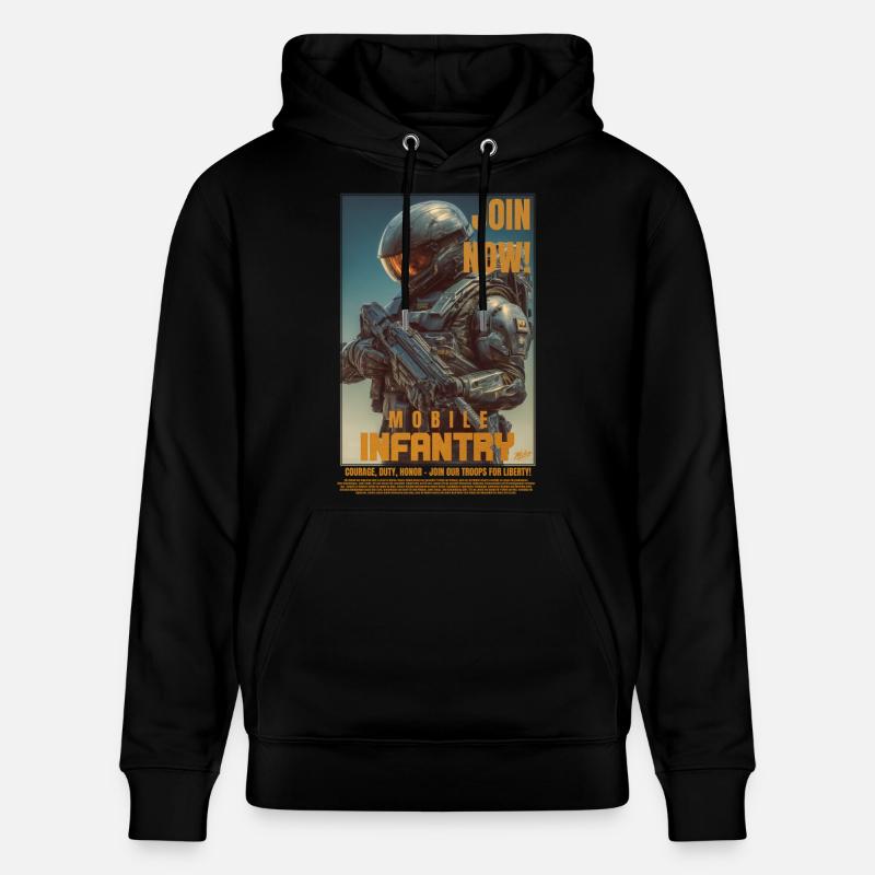 Mobile Infantry - Stanley/Stella Unisex Bio-Hoodie CRUISER  - Schwarz