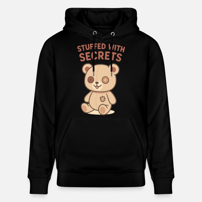 Ours bourré de secrets - Sweat à capuche bio CRUISER Stanley/Stella Unisexe - noir