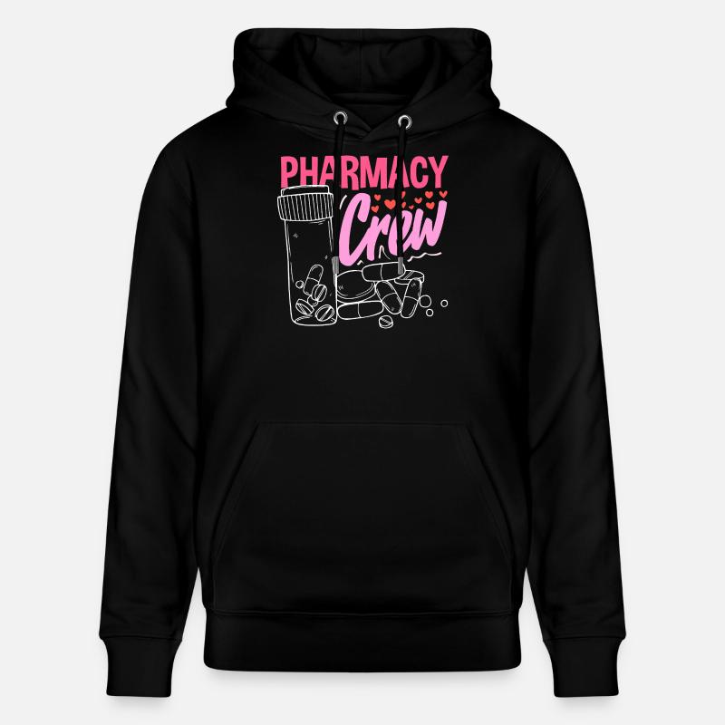Apotheker Pharmazeutisch-technischer - Stanley/Stella Unisex Bio-Hoodie CRUISER  - Schwarz