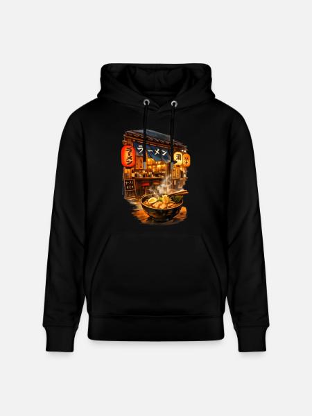 Le ramen, c’est la vie - Sweat à capuche bio CRUISER Stanley/Stella Unisexe - noir