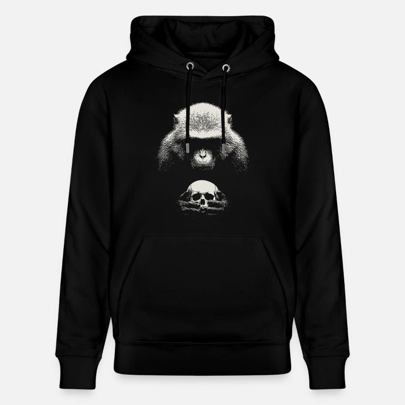 Le singe de Shakespeare - Sweat à capuche bio CRUISER Stanley/Stella Unisexe - noir
