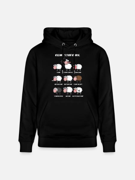A little sheep knowledge - Stanley/Stella CRUISER Unisex Organic Hoodie - black