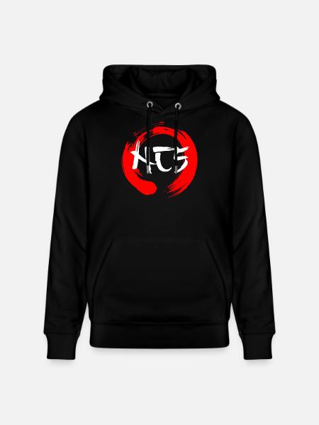 NC5 Nunchaku-Logo - Stanley/Stella Unisex Bio-Hoodie CRUISER - Schwarz