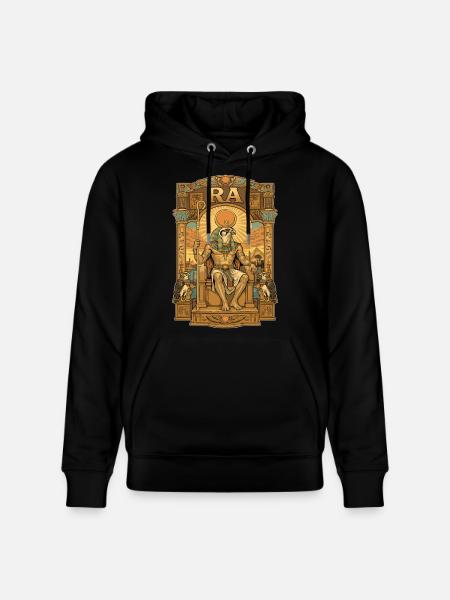 RA Throne - Stanley/Stella CRUISER Unisex Organic Hoodie - black