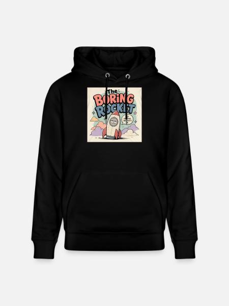 La fusée ennuyée - Sweat à capuche bio CRUISER Stanley/Stella Unisexe - noir